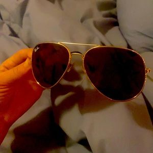 Ray Ban aviator women’s sunglasses polarized